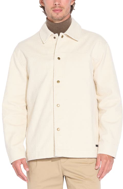 Montrose Cotton Corduroy Snap-Up Overshirt