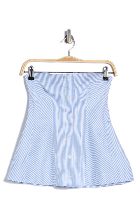 Vivvy Peplum Strapless Top