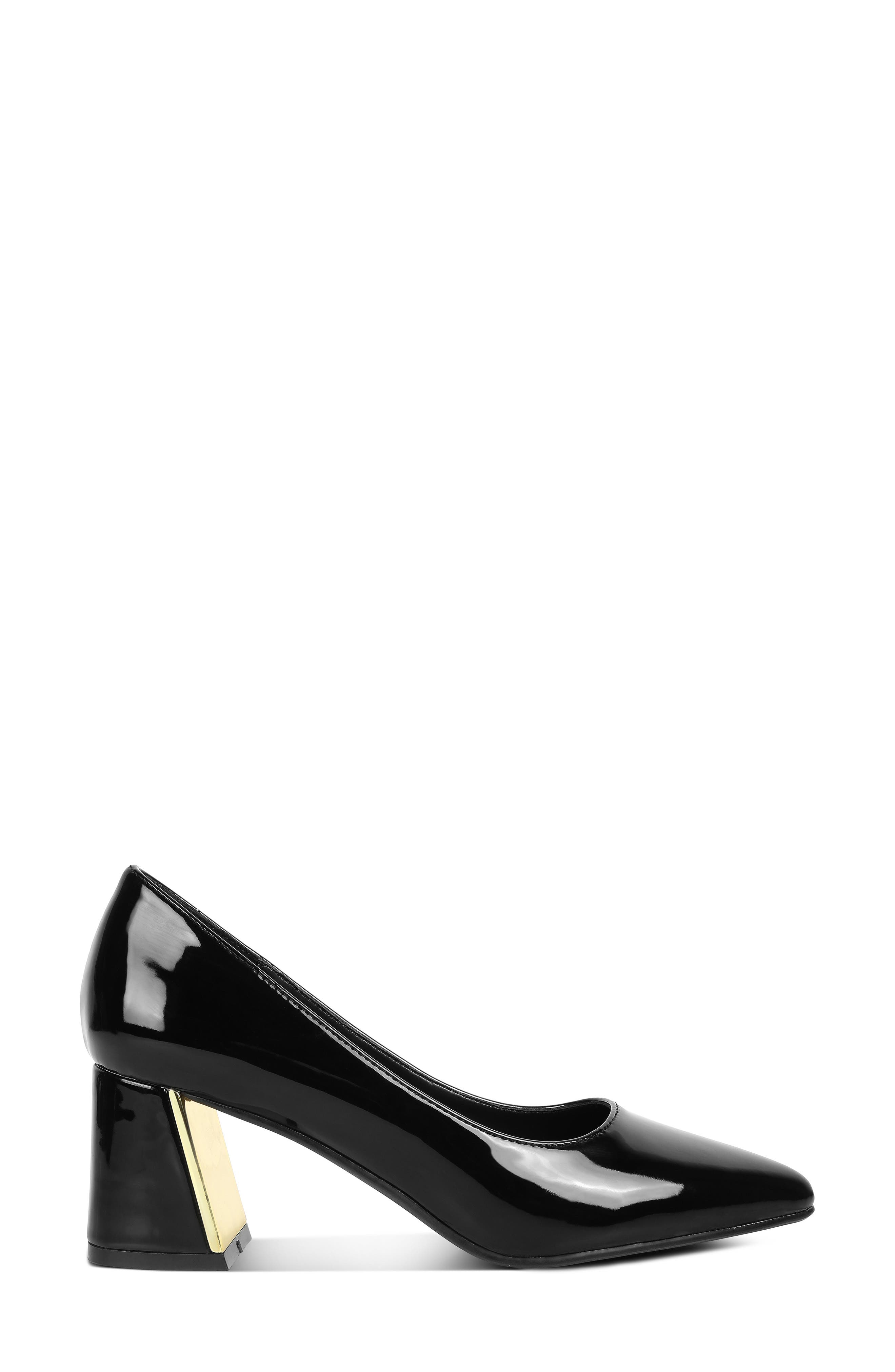 Zaila Block Heel Pump, Alternate, color, BLACK