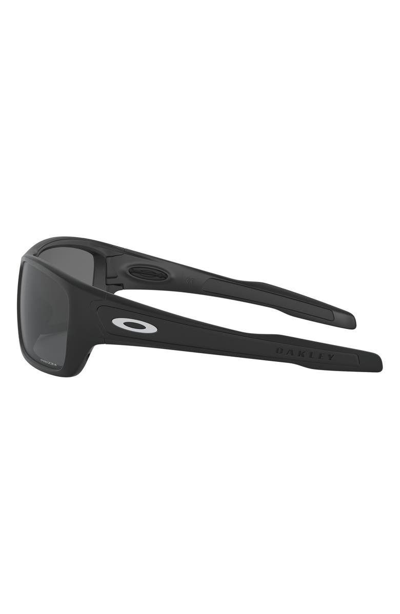 Oakley Turbine<sup>™</sup> Matte Black 65mm Oversize Square Sunglasses, Alternate, color, Black