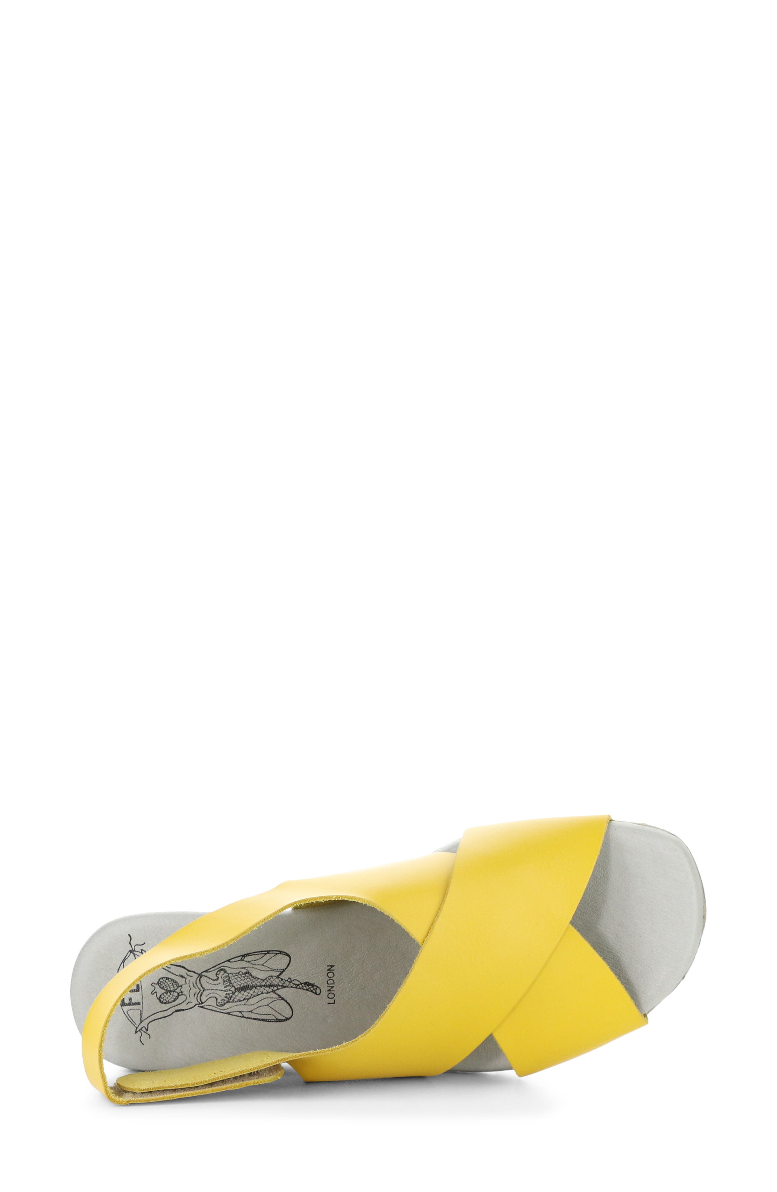 Orfy Slingback Wedge Sandal, Alternate, color, YELLOW