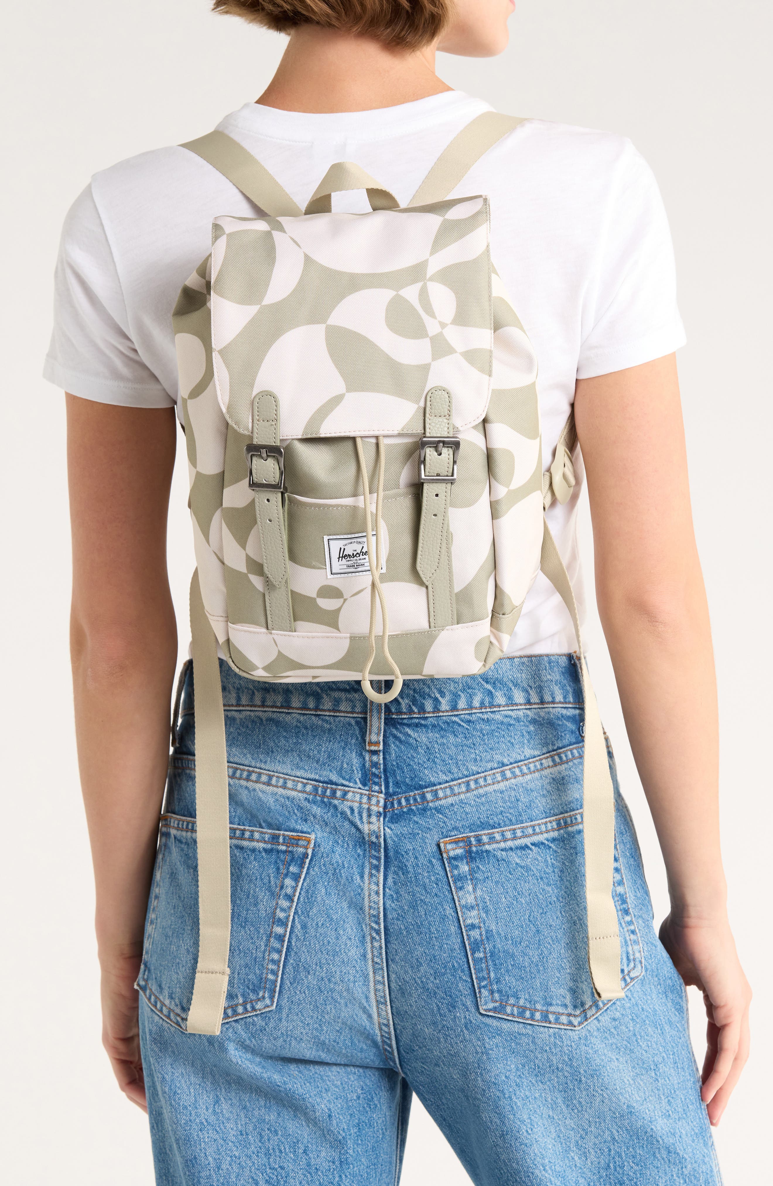 Herschel Supply Co. Mini Retreat Recycled Polyester Backpack, Alternate, color, Abbey Stone