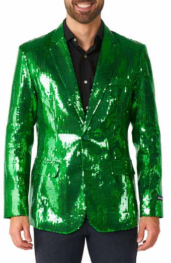 OppoSuits Sequin Green Blazer