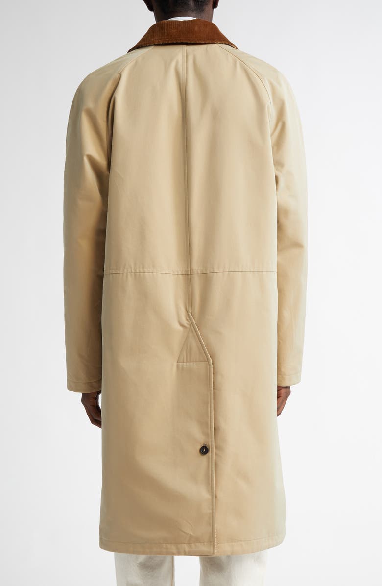 Drake's Reversible Corduroy Collar Mac Jacket, Alternate, color, 