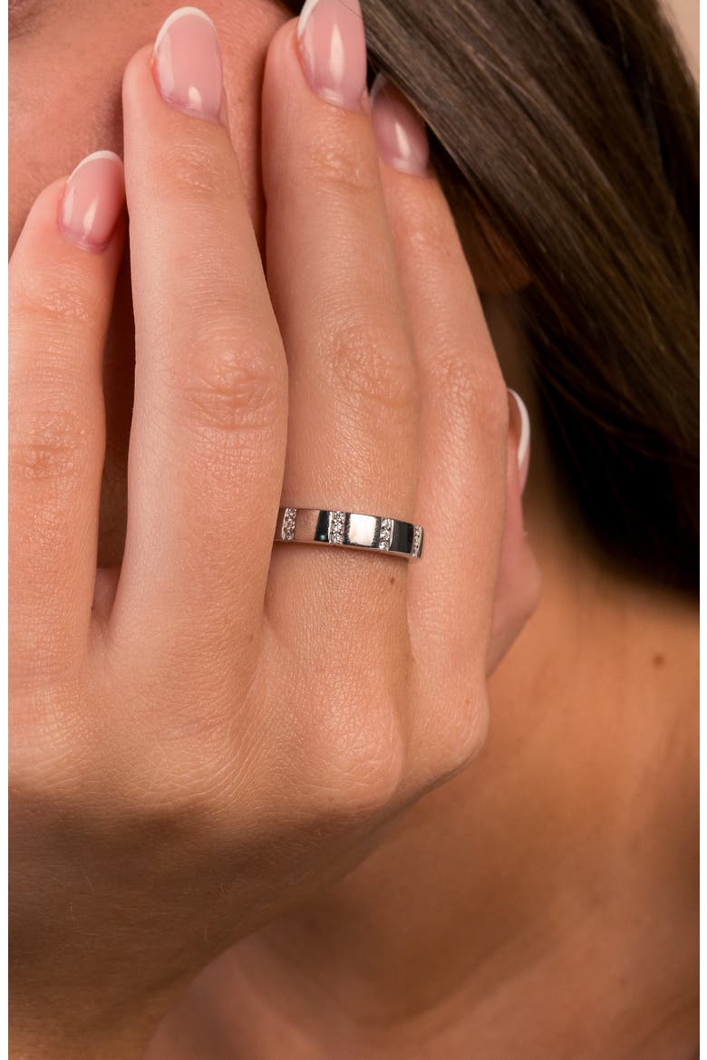Bradley Cubic Zirconia Ring, Alternate, color, SILVER