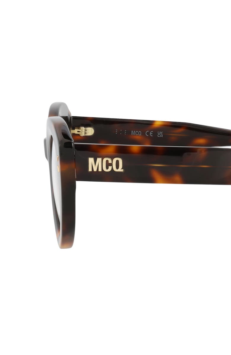 McQueen 48mm Cat Eye Optical Glasses, Alternate, color,