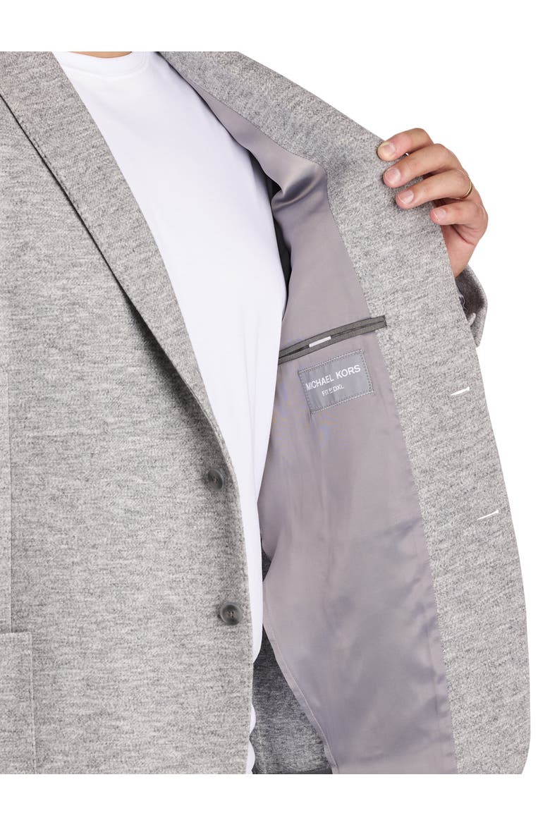 Big & Tall Everyday Knit Sport Coat, Alternate, color, GREY