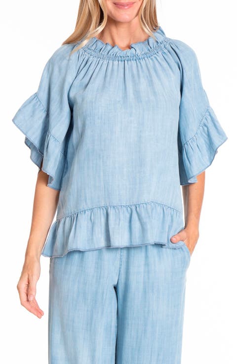 Flounce Sleeve Top