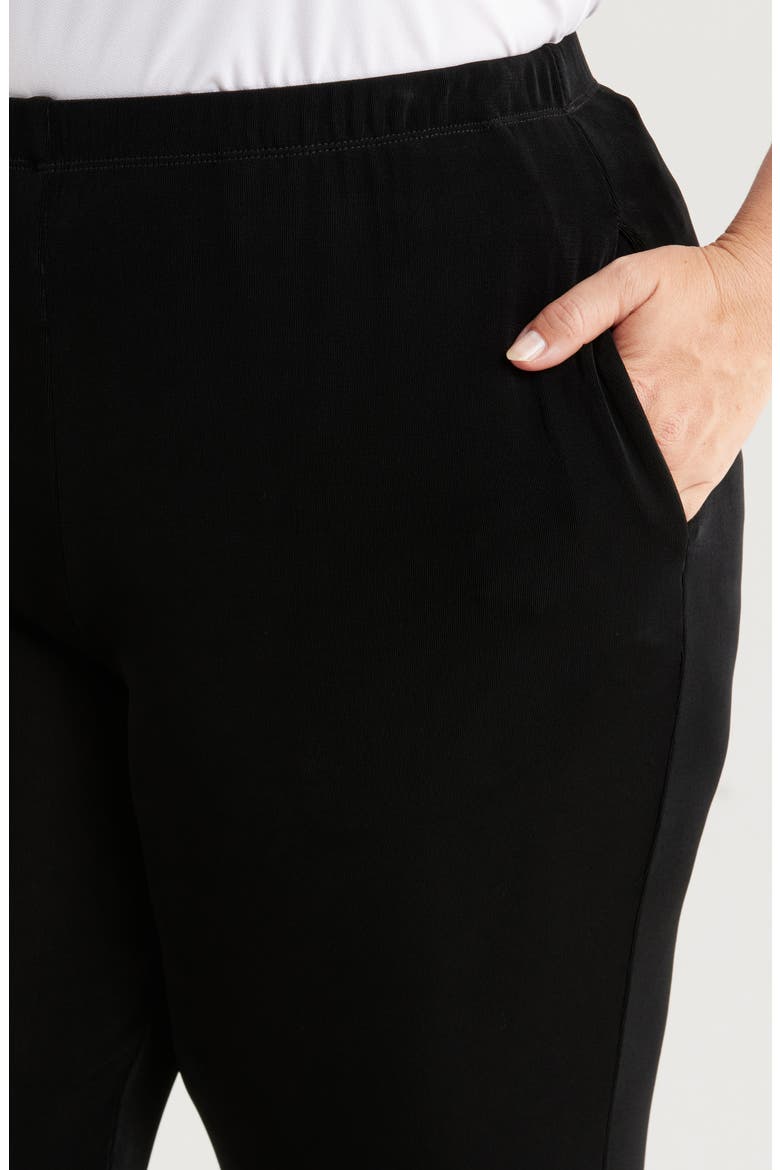 Pocket Pull-On Pants, Alternate, color, BLACK