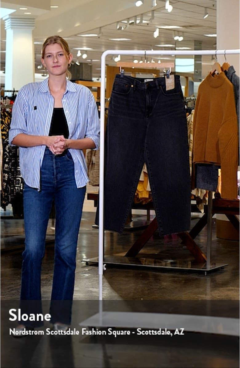 The Perfect Raw Hem Crop Wide Leg Jeans, sales video thumbnail