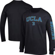 Champion Men's Champion  Black UCLA Bruins Arch Over Logo 2-Hit Long Sleeve T-Shirt