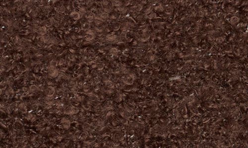 Honeydew Bouclé Knit Throw Blanket In Brown