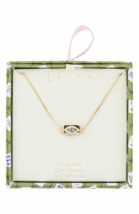 Pavé Spinner Pendant Necklace