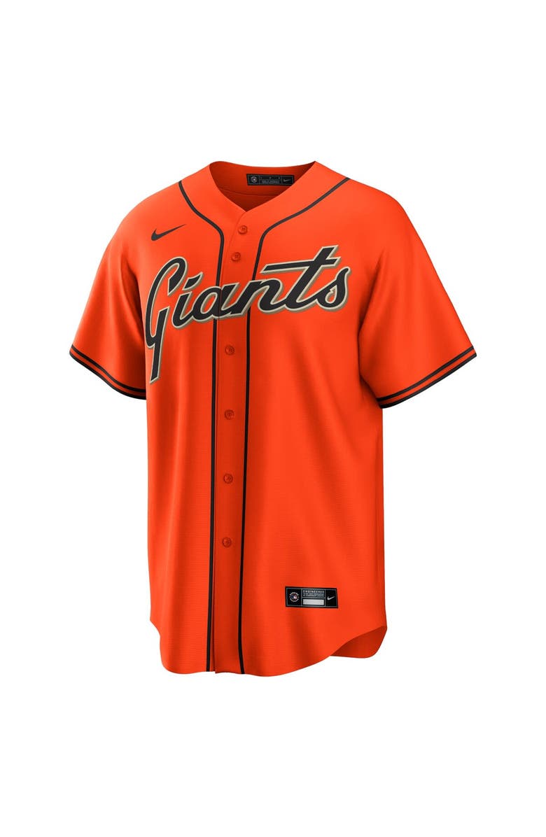 Nike Men's Nike Orange San Francisco Giants Alternate Replica Team Jersey, Alternate, color,