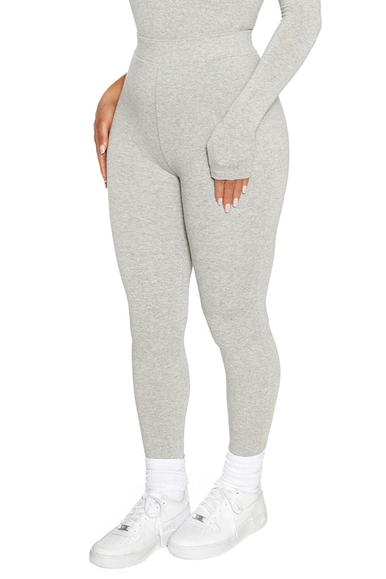 The NW High Waist Leggings, Alternate, color, HEATHER GREY