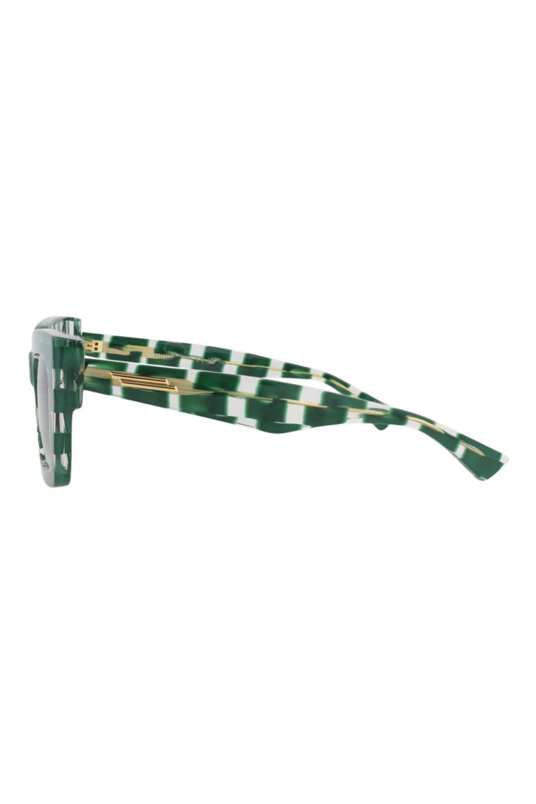 52mm Gradient Square Sunglasses, Alternate, color, GREEN GREEN GREEN