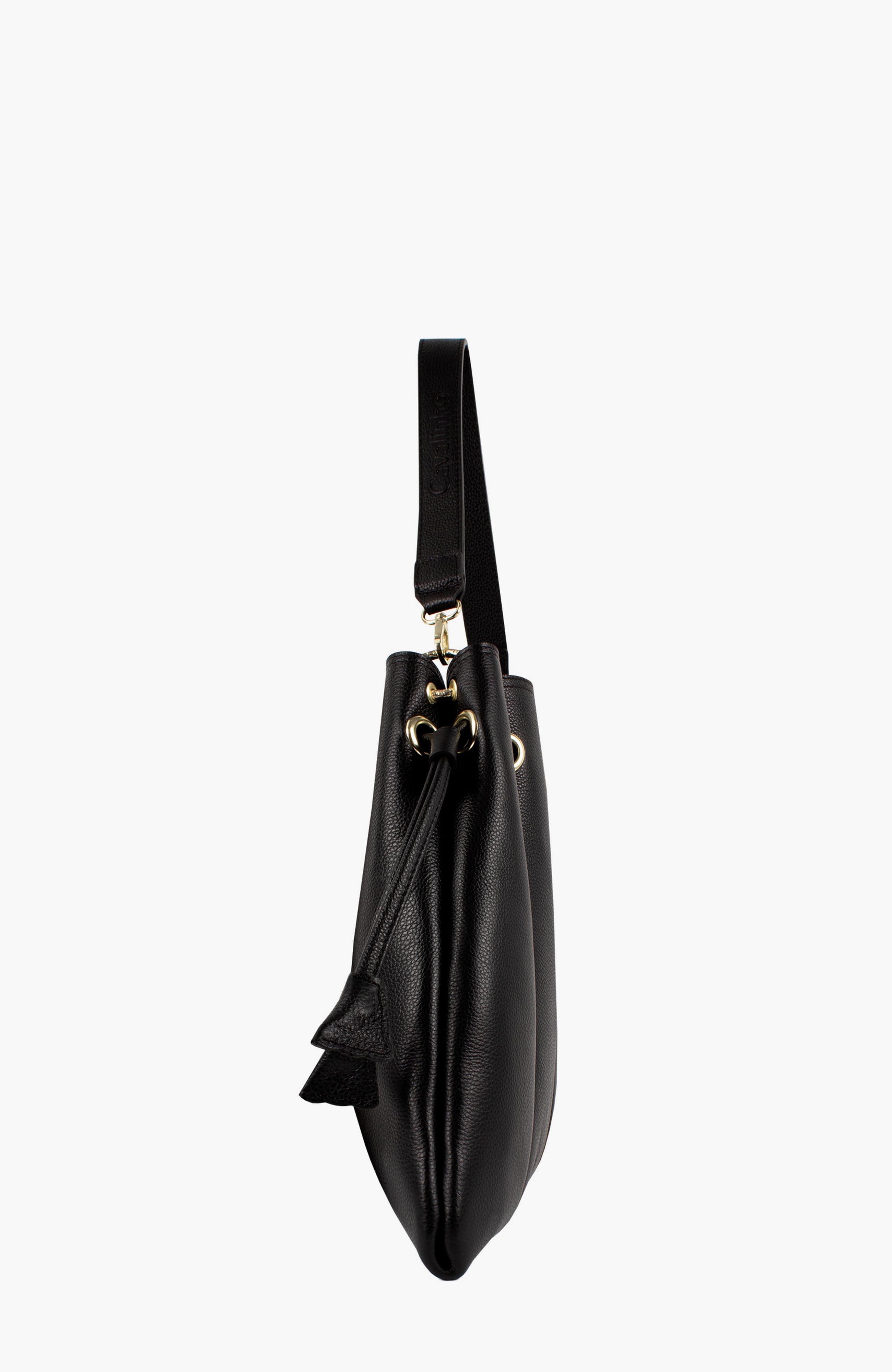 Signature CV By Cavalinho Leather Shoulder Bag 644, Alternate, color, Black