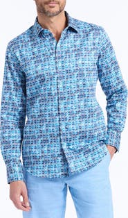 Robert Graham Westmoreland Cotton Button-Up Shirt