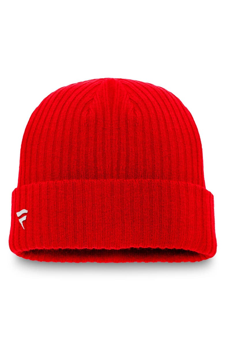 FANATICS Men's Fanatics Red Detroit Red Wings Component Cuffed Knit Hat, Alternate, color, Red