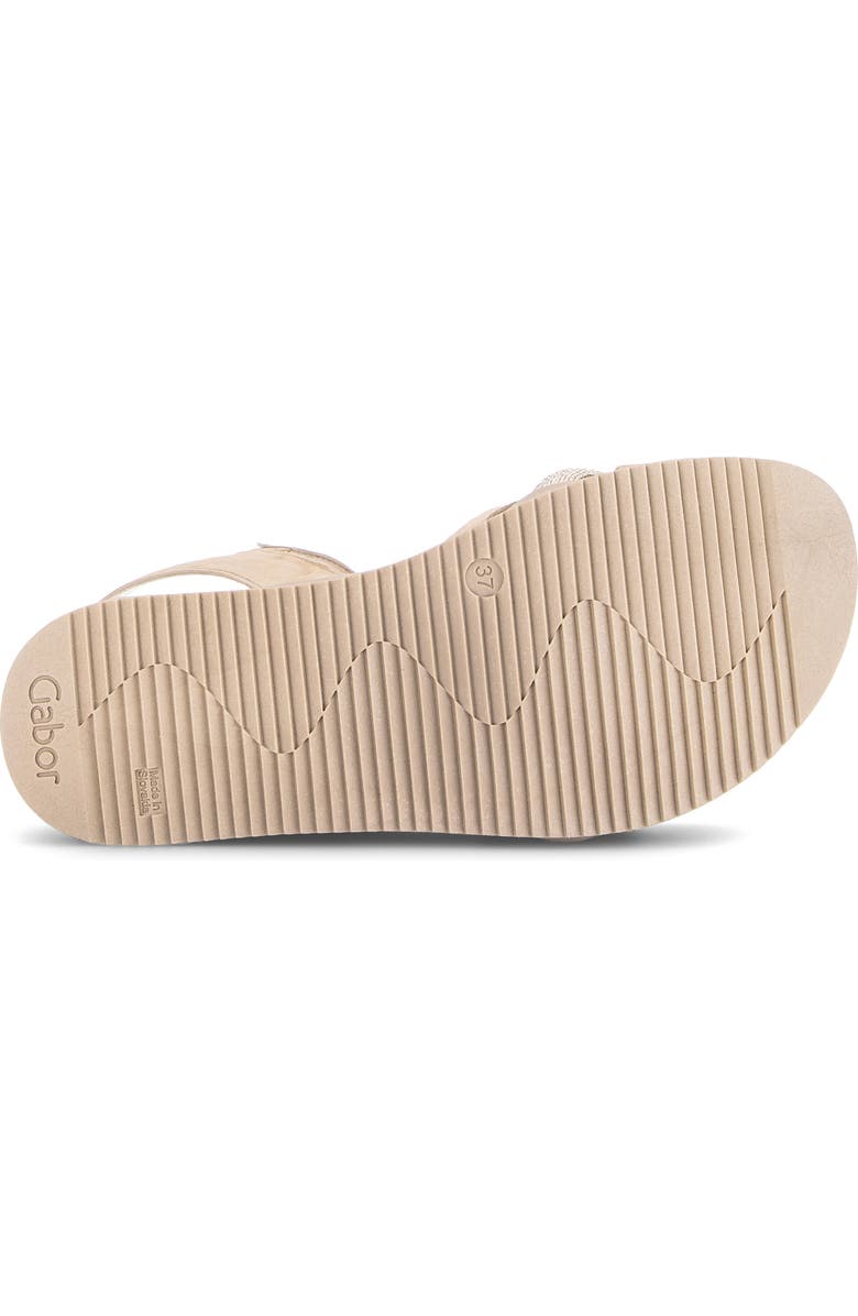 Gabor Ankle Strap Sandal, Alternate, color, Sand