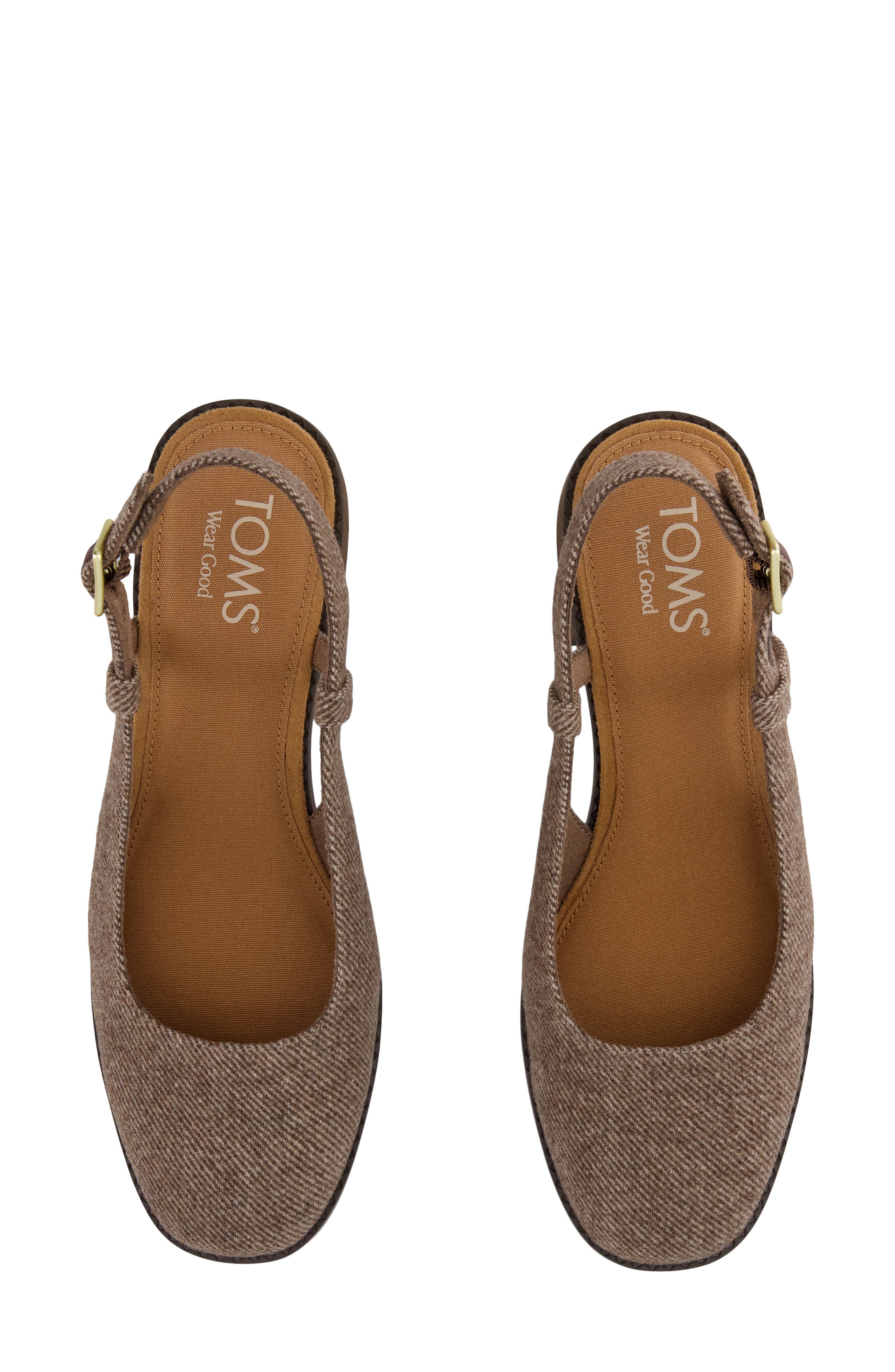Jaclyn Slingback Sandal, Alternate, color, BROWN