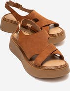 Forever & Always Shoes Vien Leather Platform Sandal