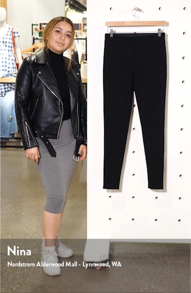 High Waist Ponte Leggings, sales video thumbnail
