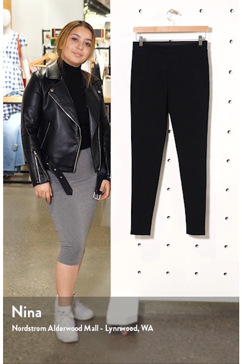 High Waist Ponte Leggings video