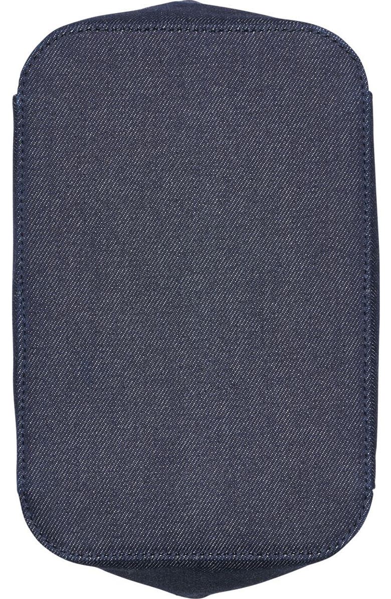 KARL LAGERFELD PARIS Adele Bucket, Alternate, color, Denim