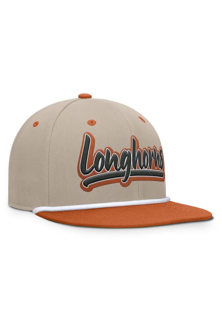 Men's Fanatics Khaki/Texas Orange Texas Longhorns Colt Fitted Hat, Alternate, color, Khaki
