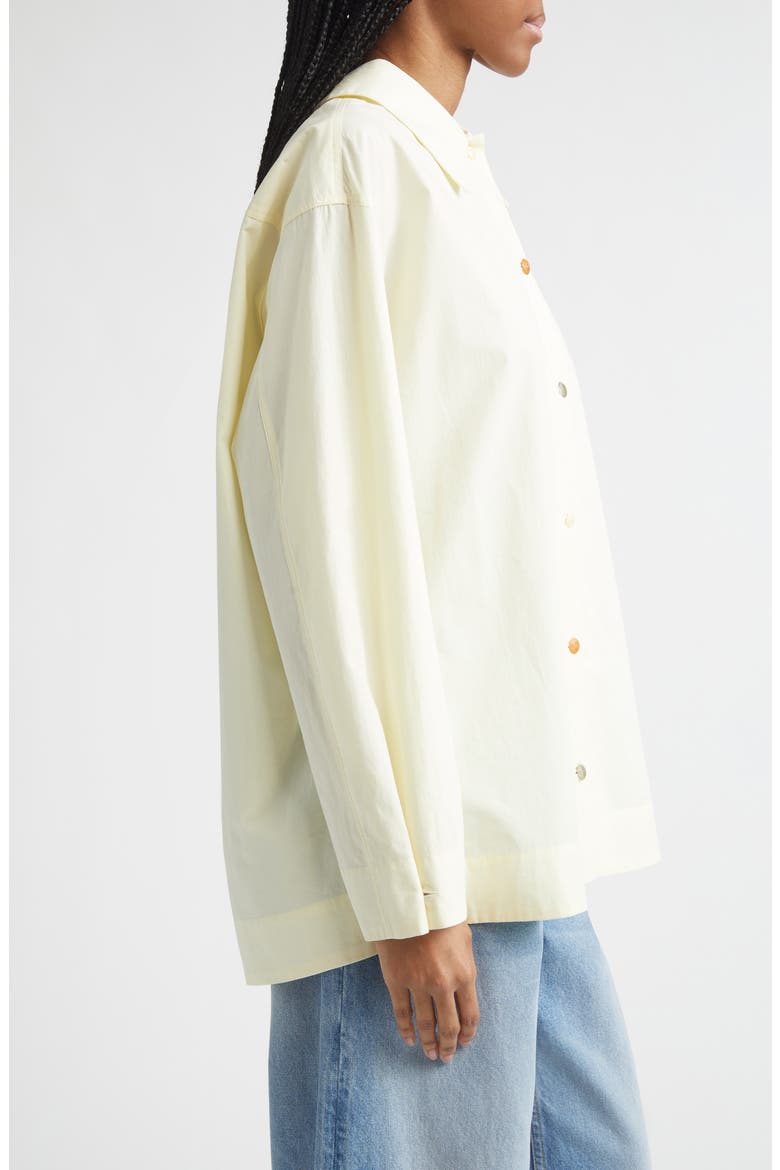 Cove Cotton Poplin Button-Up Shirt, Alternate, color, OPAL
