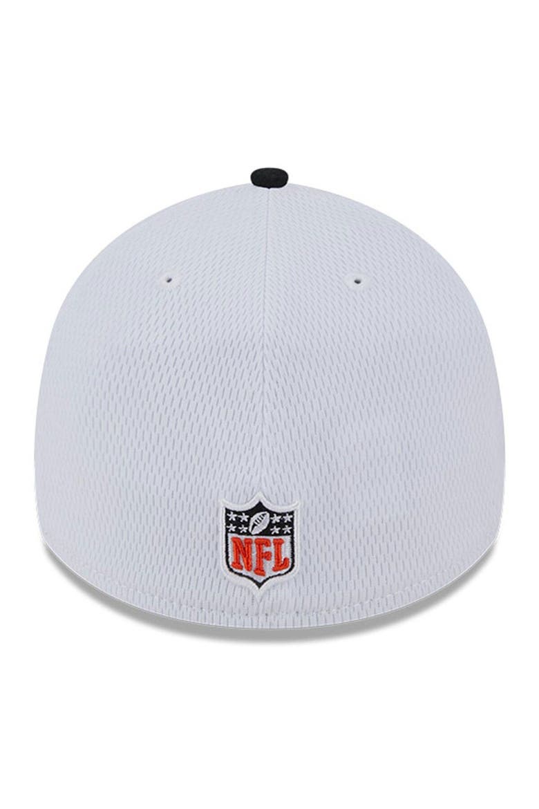 Men's New Era  White/Black Cincinnati Bengals 2023 Sideline 39THIRTY Flex Hat, Alternate, color, White