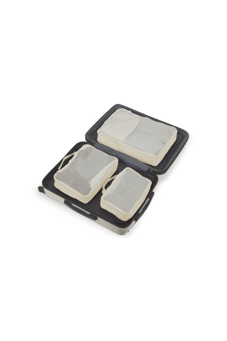 Packing Cubes 3-Piece Set, Alternate, color, White