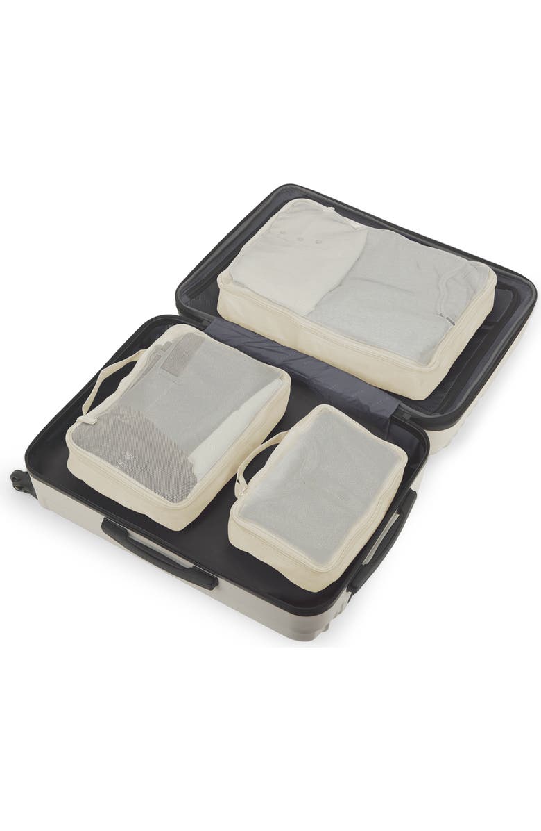 bugatti Packing Cubes 3-Piece Set, Alternate, color, White