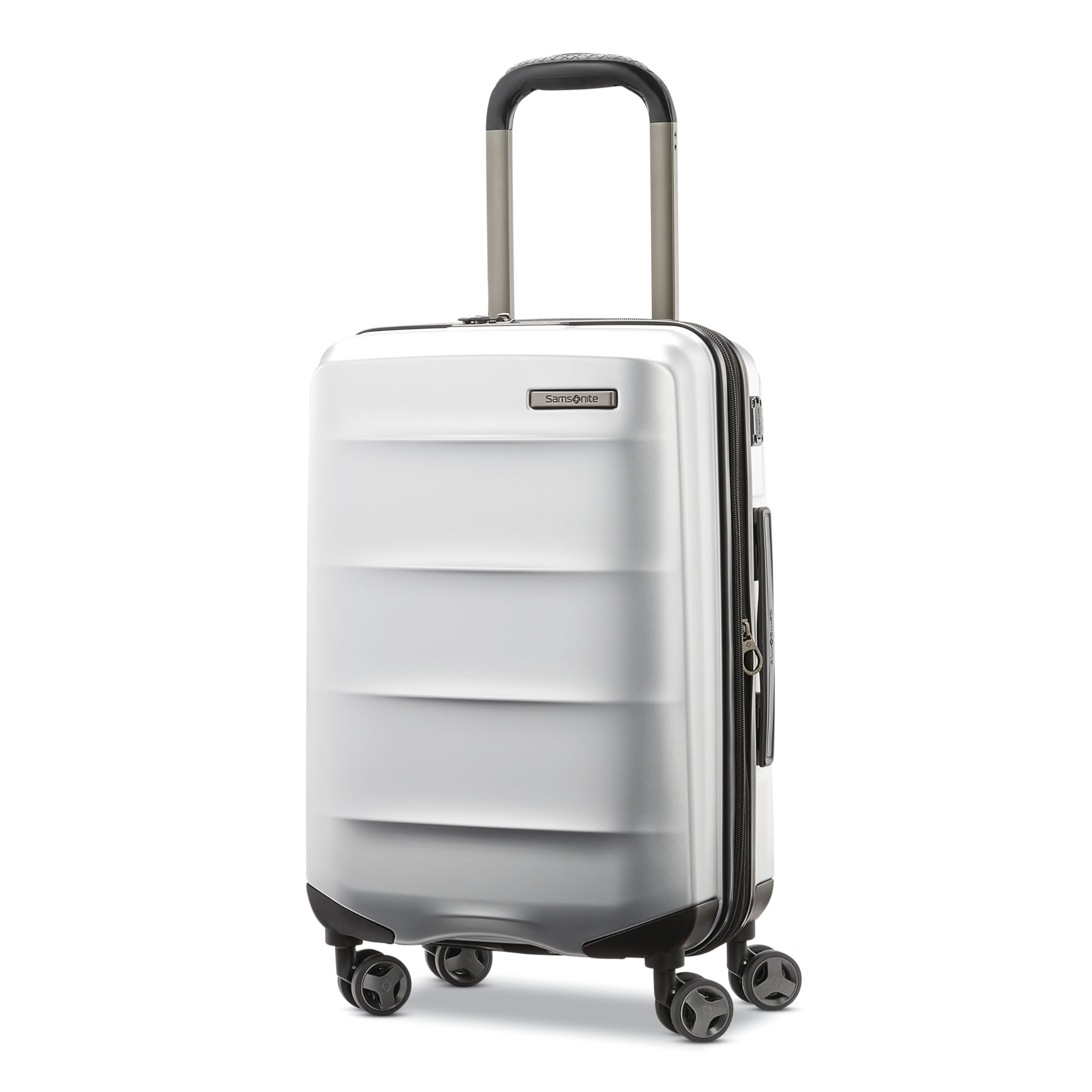 Samsonite Octiv Hardside Spinner Carry-On Luggage, Main, color, Aluminum Silver