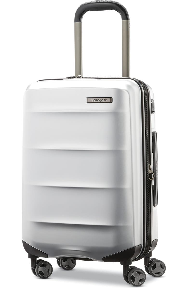 Samsonite Octiv Hardside Spinner Carry-On Luggage, Main, color, Aluminum Silver