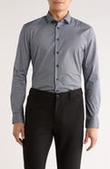 SOUL OF LONDON Stretch Cotton Sport Shirt