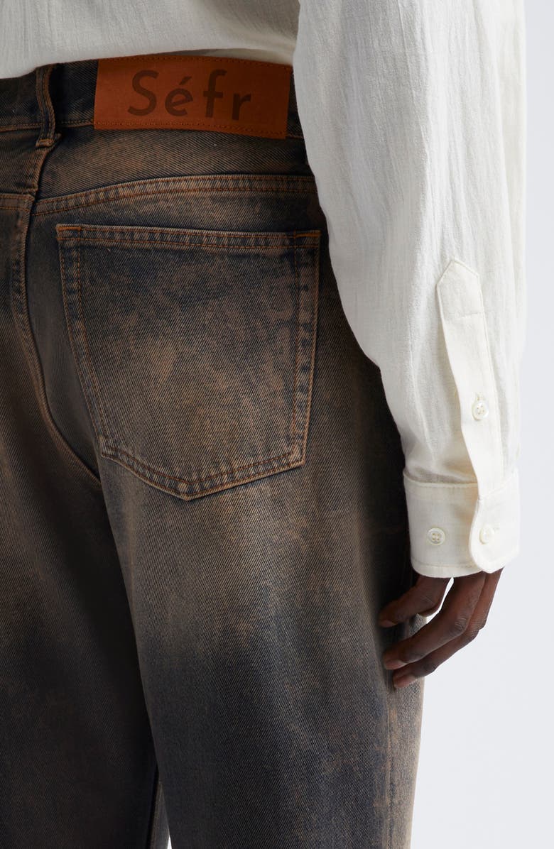 Séfr Rider Cut Bleached Bootcut Jeans, Alternate, color, 