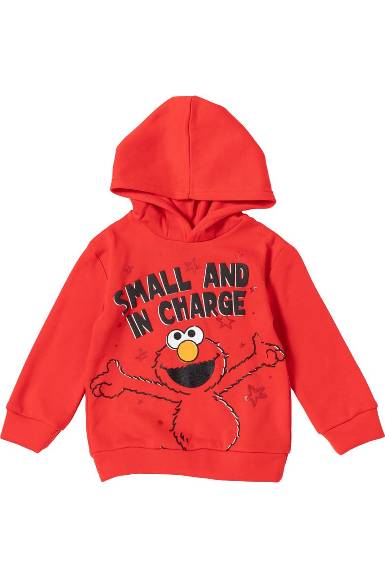 2-Piece Fleece Hoodie and Pants Set, Alternate, color, Elmo Red