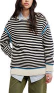 Free People We The Free Stripe Cotton Sweater