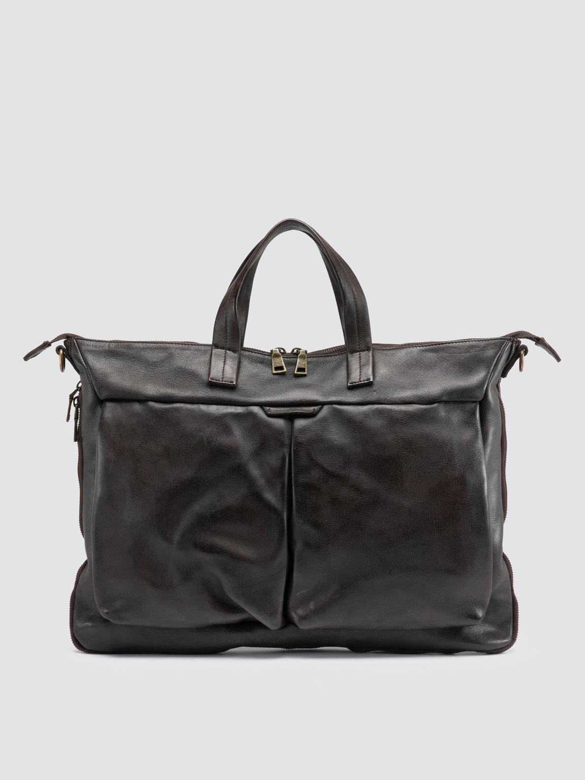 Officine Creative Helmet 046 Briefcase, Main, color, Brown