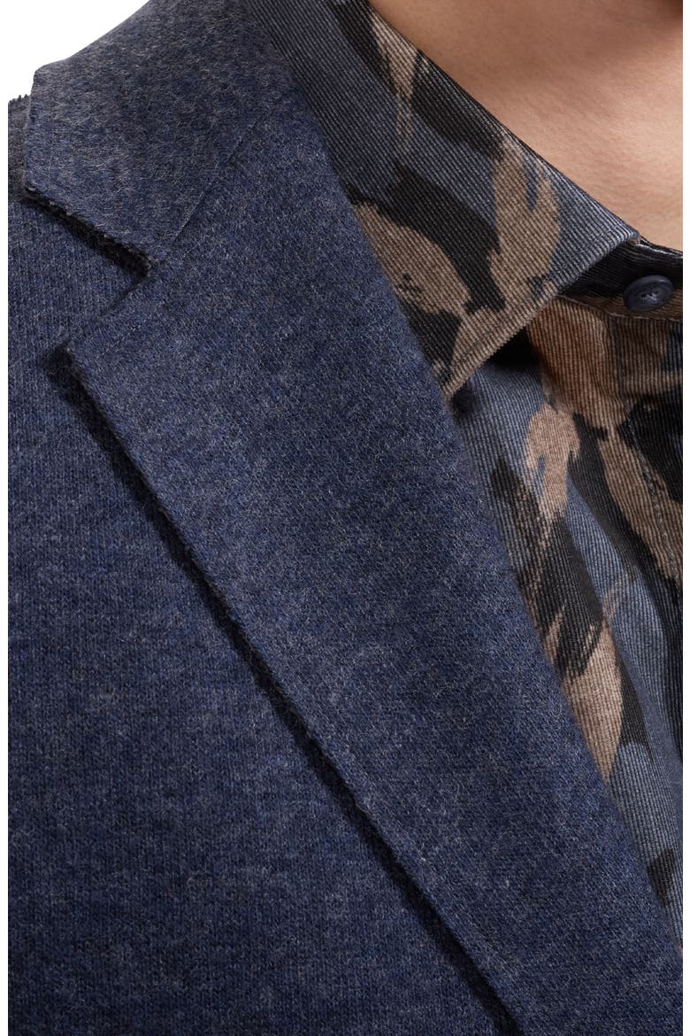 Wool Blend Blazer, Alternate, color, NIGHT BLUE