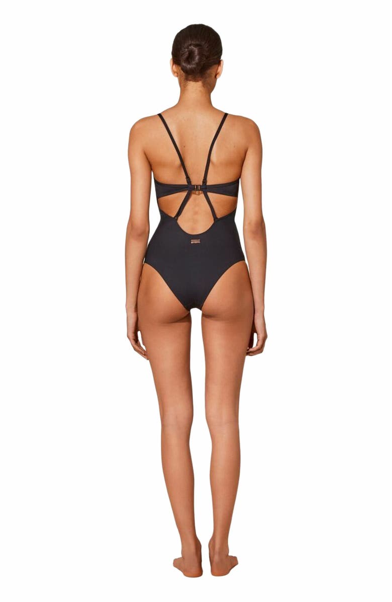Vilebrequin Women's Crossed Back Straps One-Piece Swimsuit, Alternate, color,