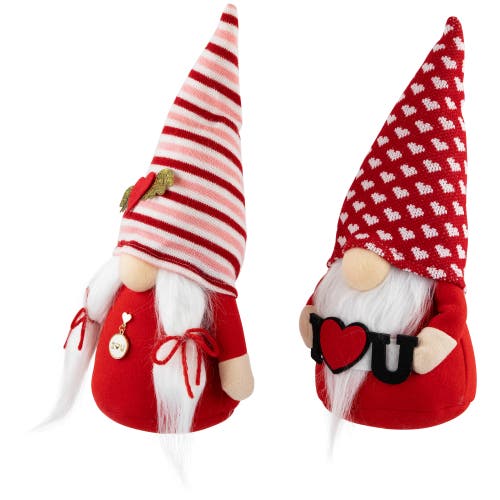 Northlight 12" "i Heart U" Valentine's Day Gnomes In Red