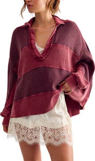 Free People Rainn Thermal Knit Top