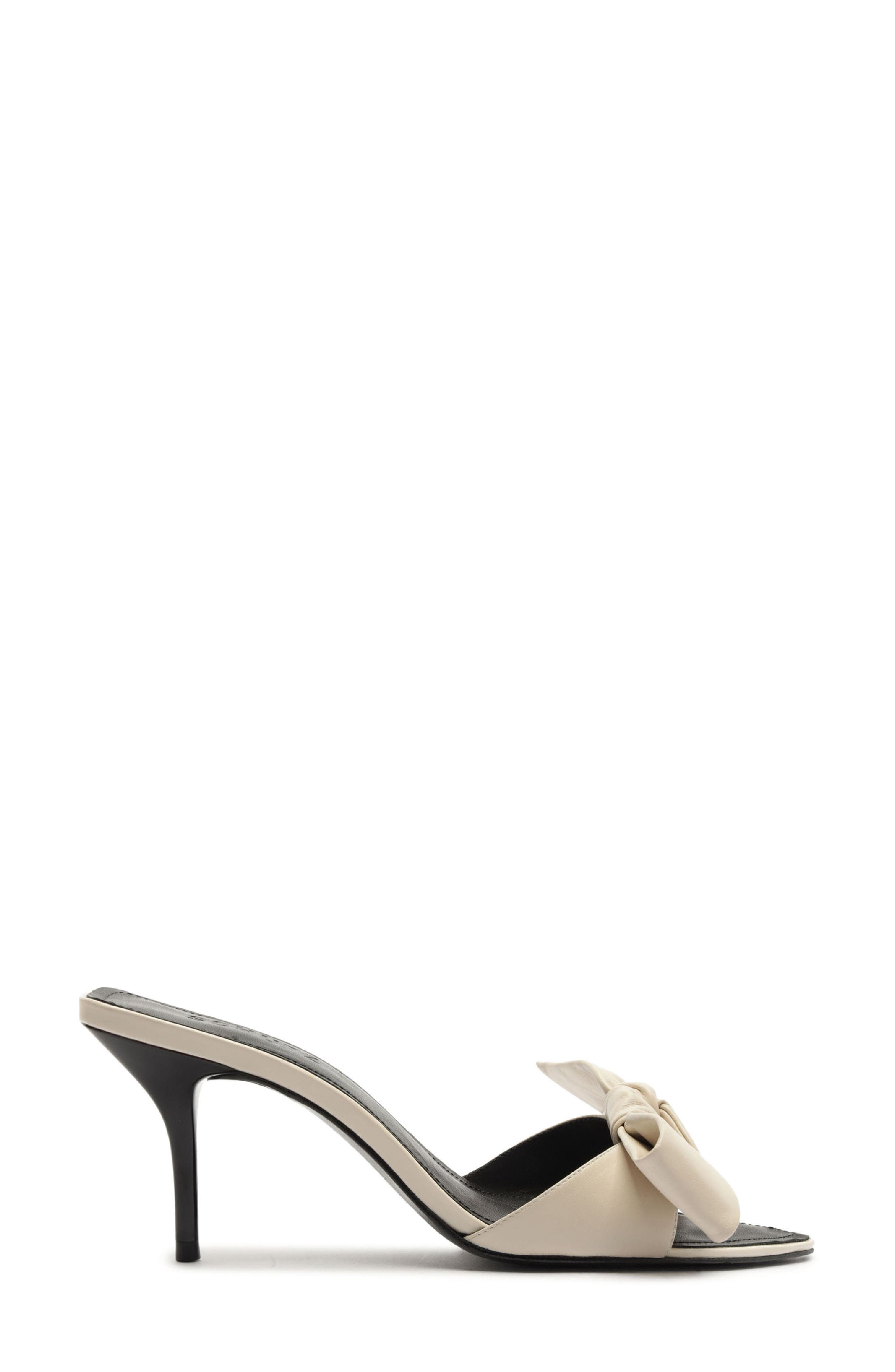 Elodie Bow Sandal, Alternate, color, SUGAR WHITE