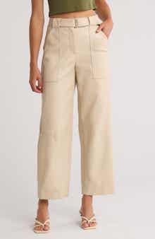 Simkhai Jenny Belted Crop Pants