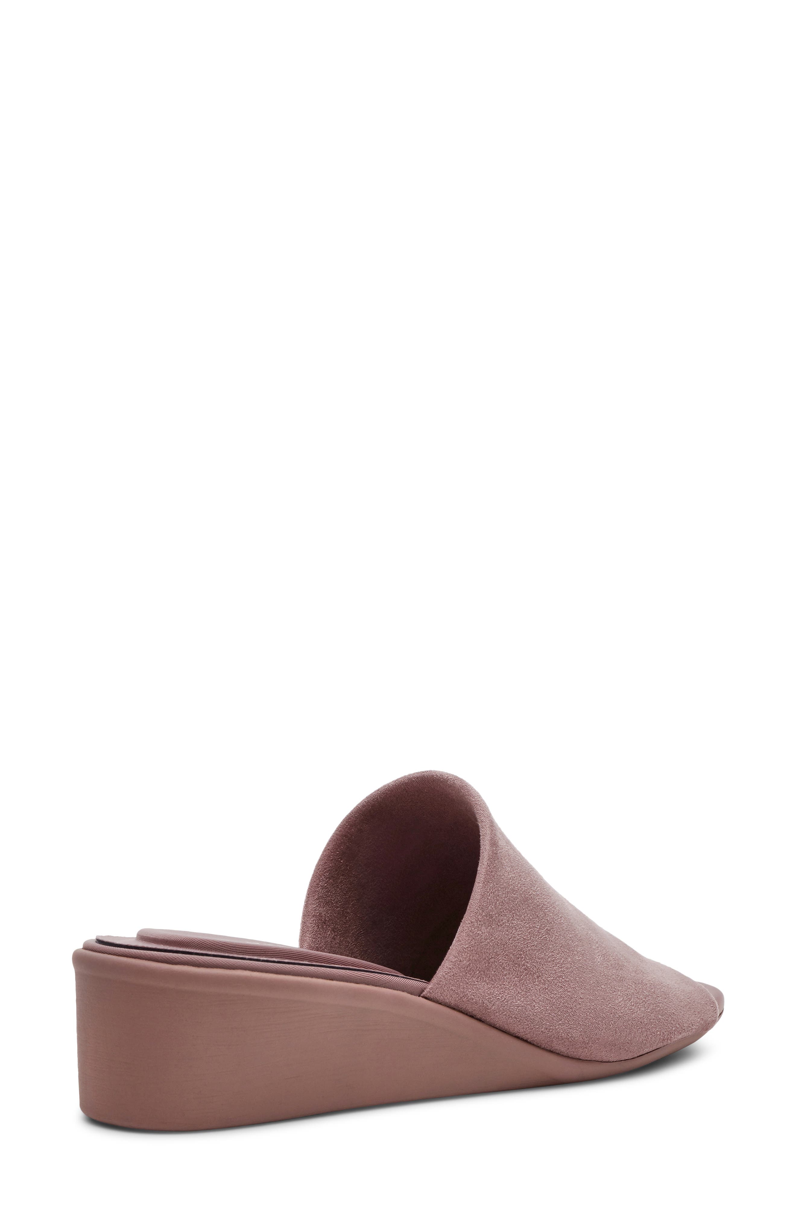 Anne Klein Wishful Wedge Slide Sandal, Alternate, color, Taupe