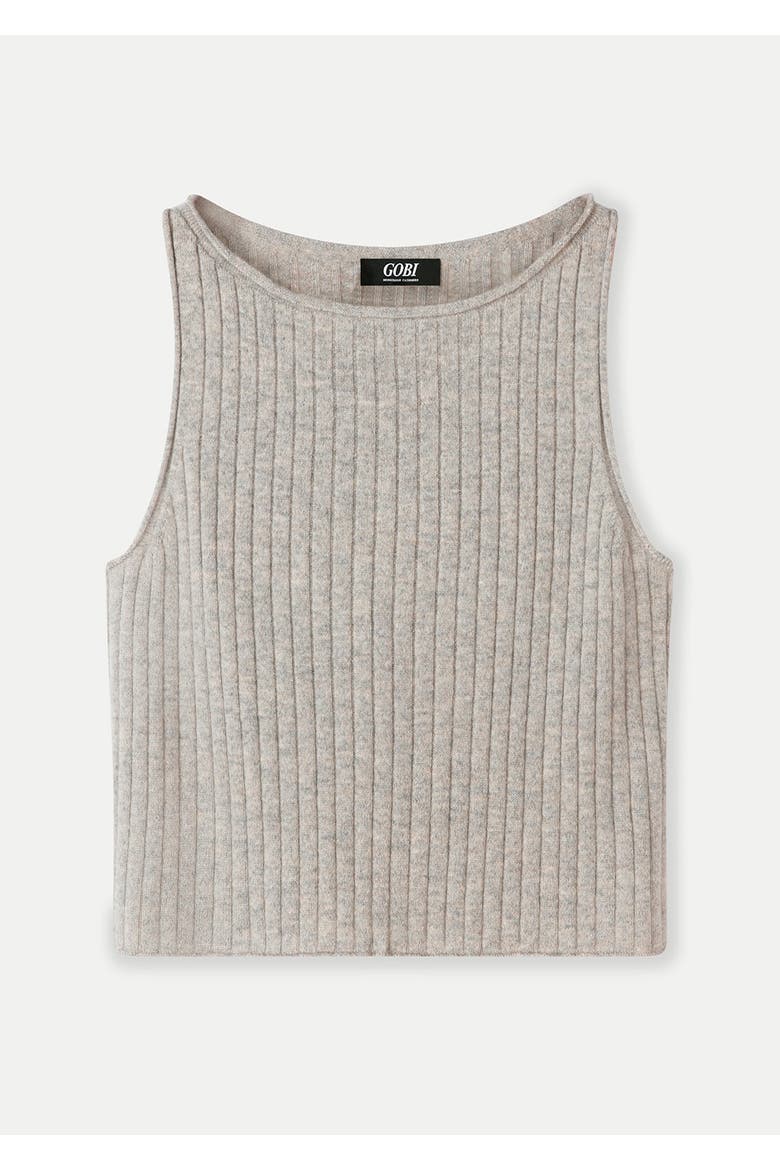 Cashmere Crop Top, Main, color, dawn blue