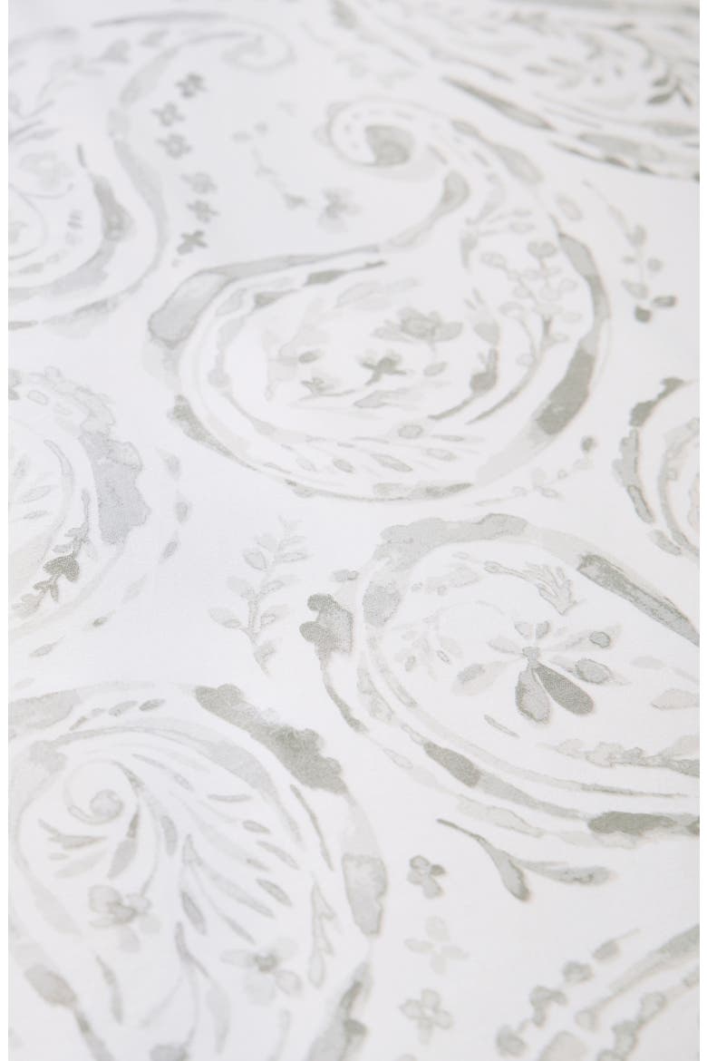 Percale Hemmed Sheet Set, Alternate, color, WHITE